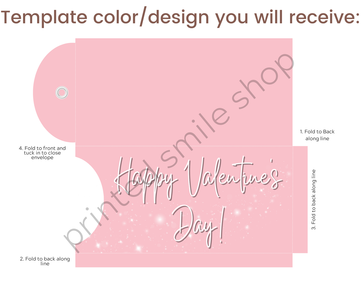 Valentine's Day Ticket Envelope