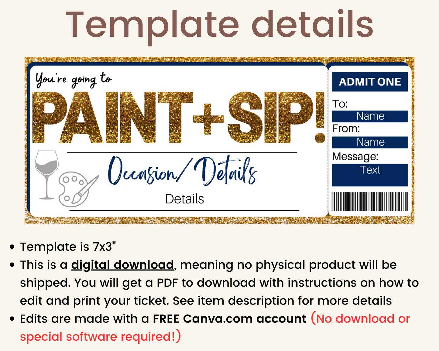 Paint Night Gift Ticket