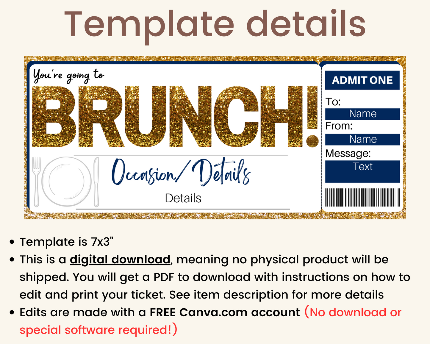 Brunch Gift Certificate