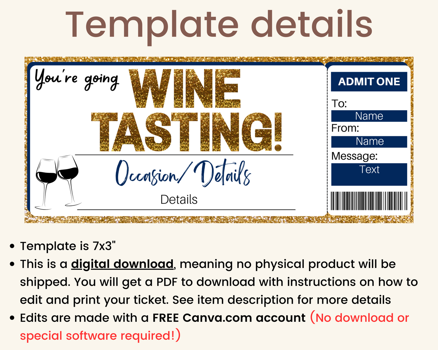 Wine Tasting Gift Certificate