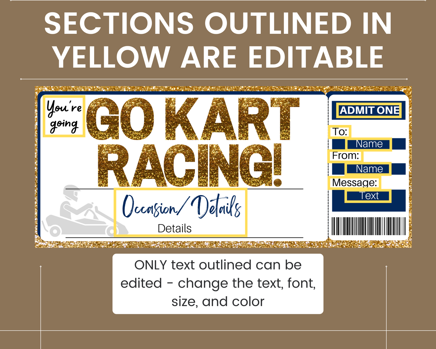 Go Karting Gift Ticket