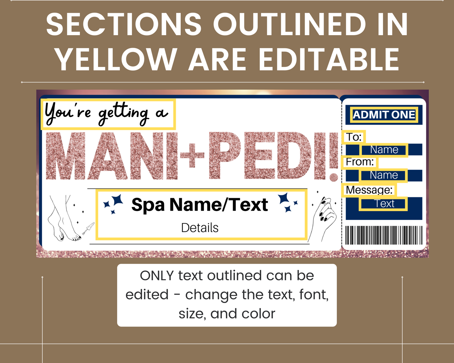 Mani Pedi Gift Certificate