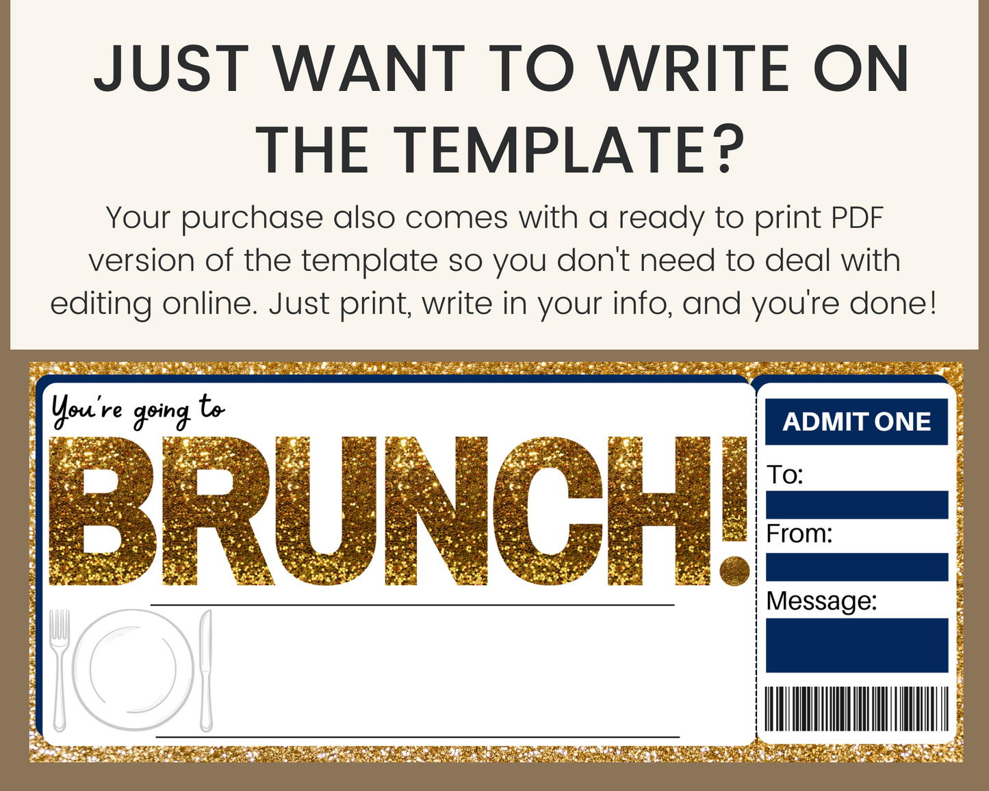 Brunch Gift Certificate