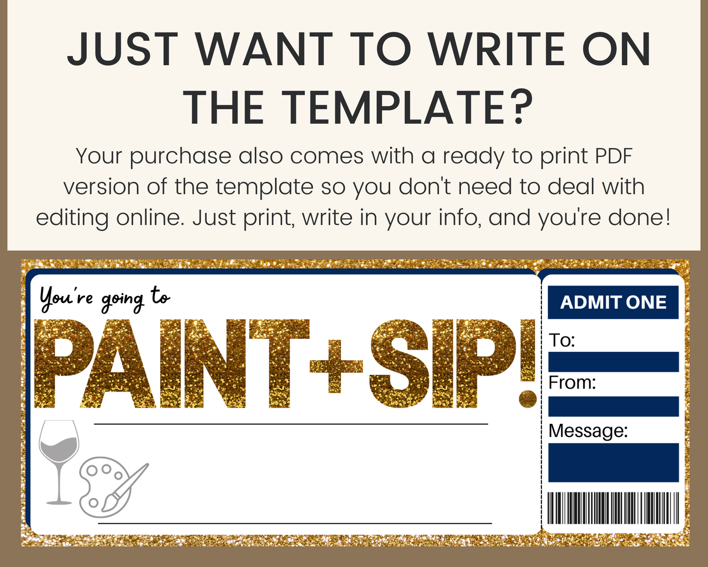 Paint Night Gift Ticket