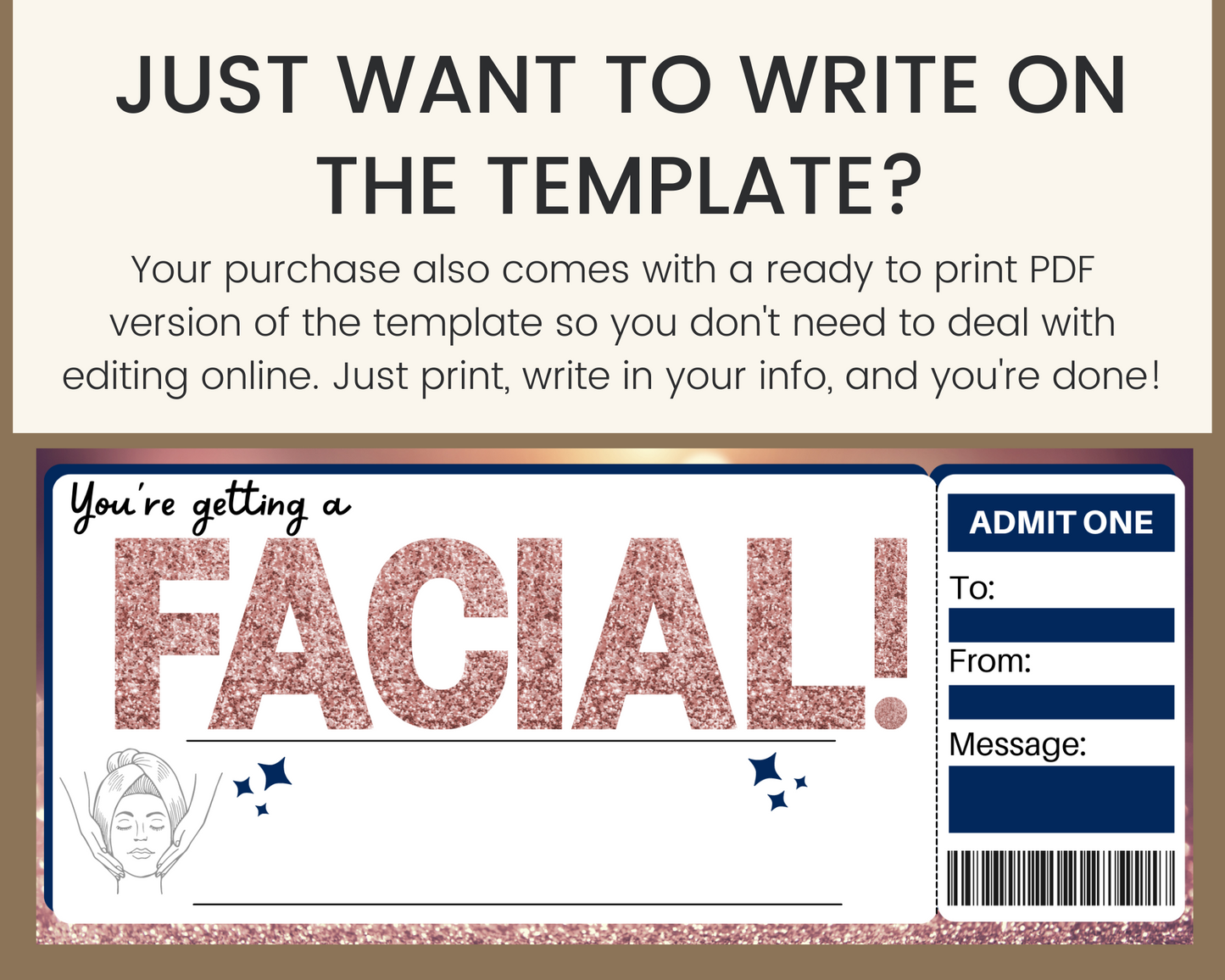 Facial Gift Certificate
