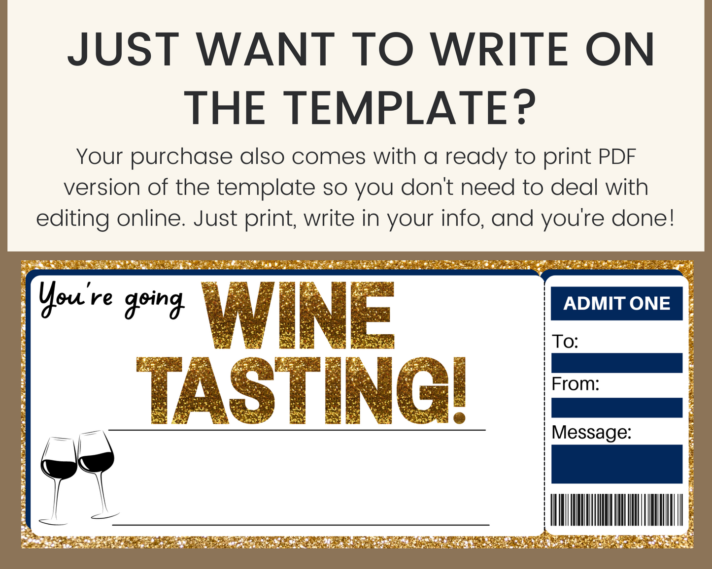 Wine Tasting Gift Certificate