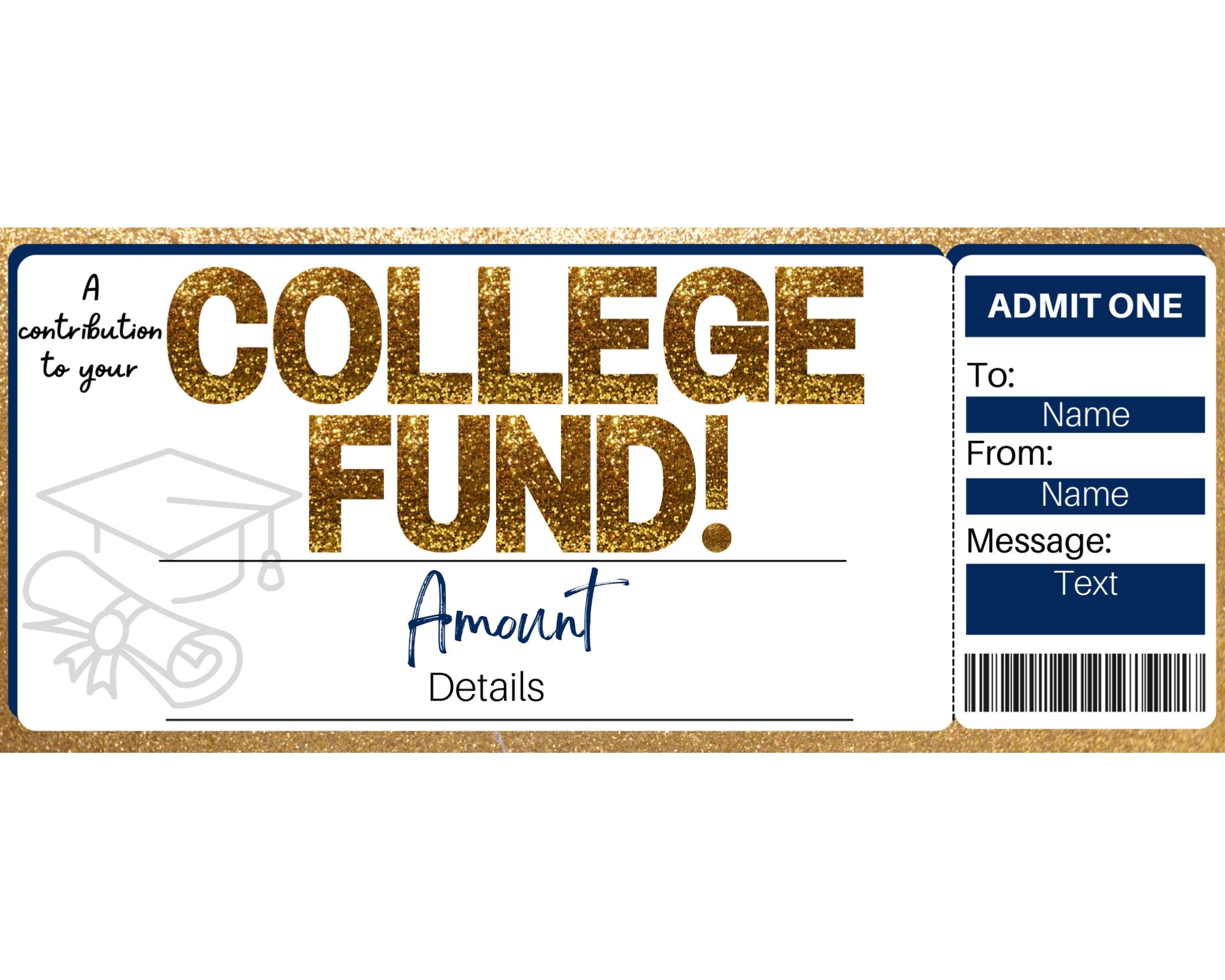 College Fund Gift Certificate Template Printed Smile Shop college-fund-gift-certificate-template-printed-smile-shop