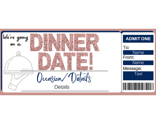 Dinner Date Gift Voucher