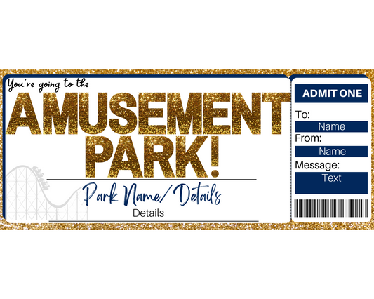 Amusement Park Gift Ticket