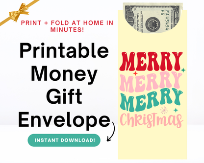 Printable Christmas Money Envelope