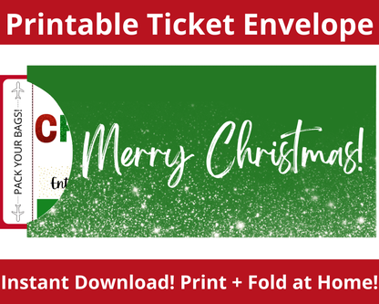 Printable Christmas Envelope Template