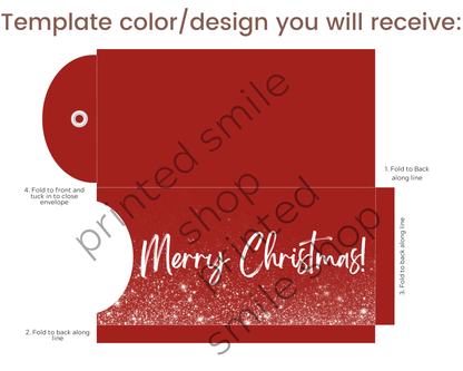 Christmas Printable Envelope Template