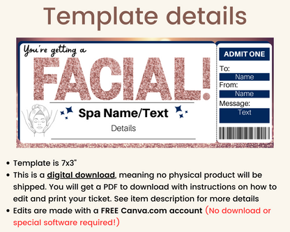 Facial Gift Certificate