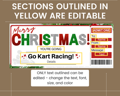 Christmas Go Karting Gift Certificate