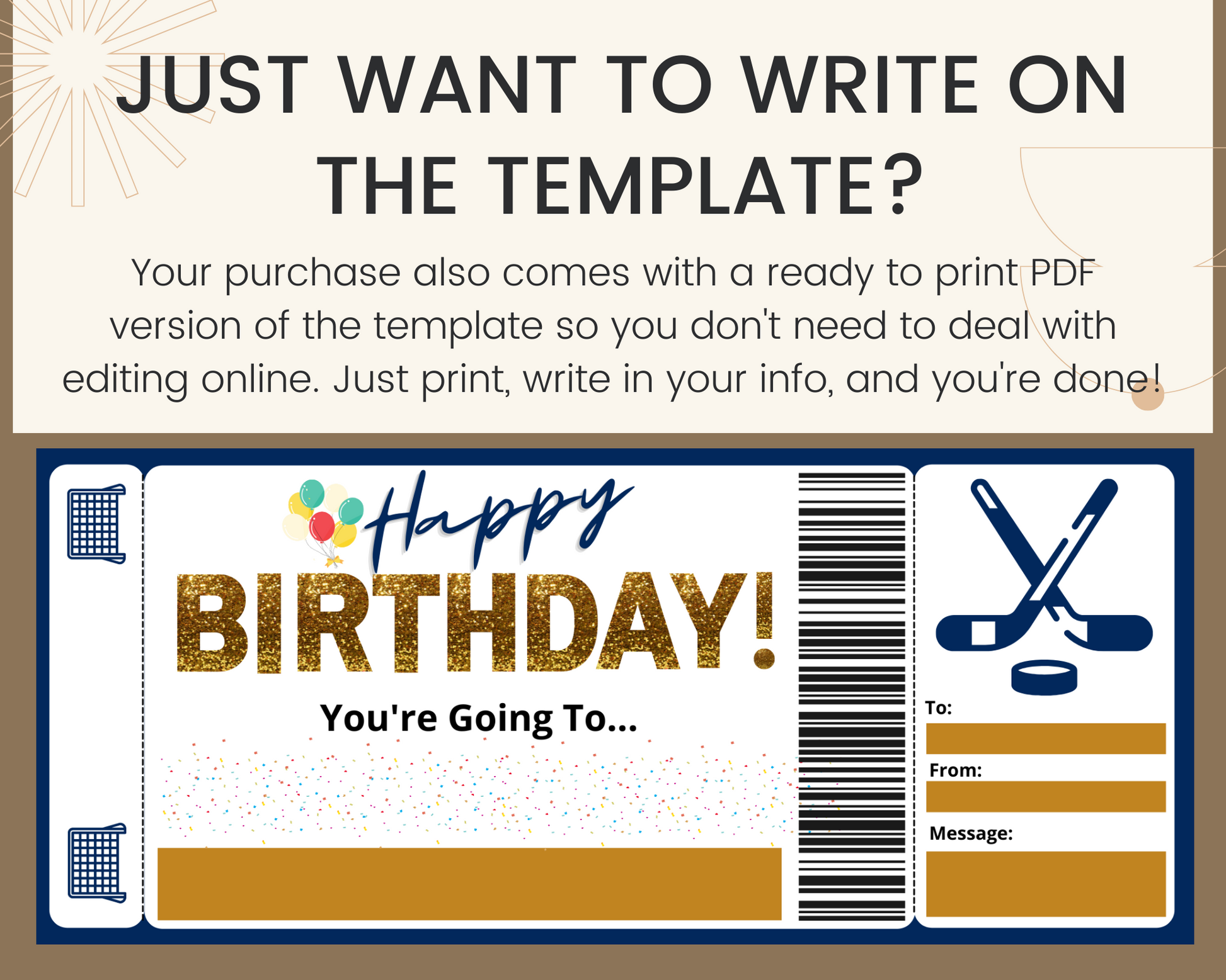Birthday Hockey Game Ticket Template – Printed Smile Shop birthday-hockey-game-ticket-template-printed-smile-shop