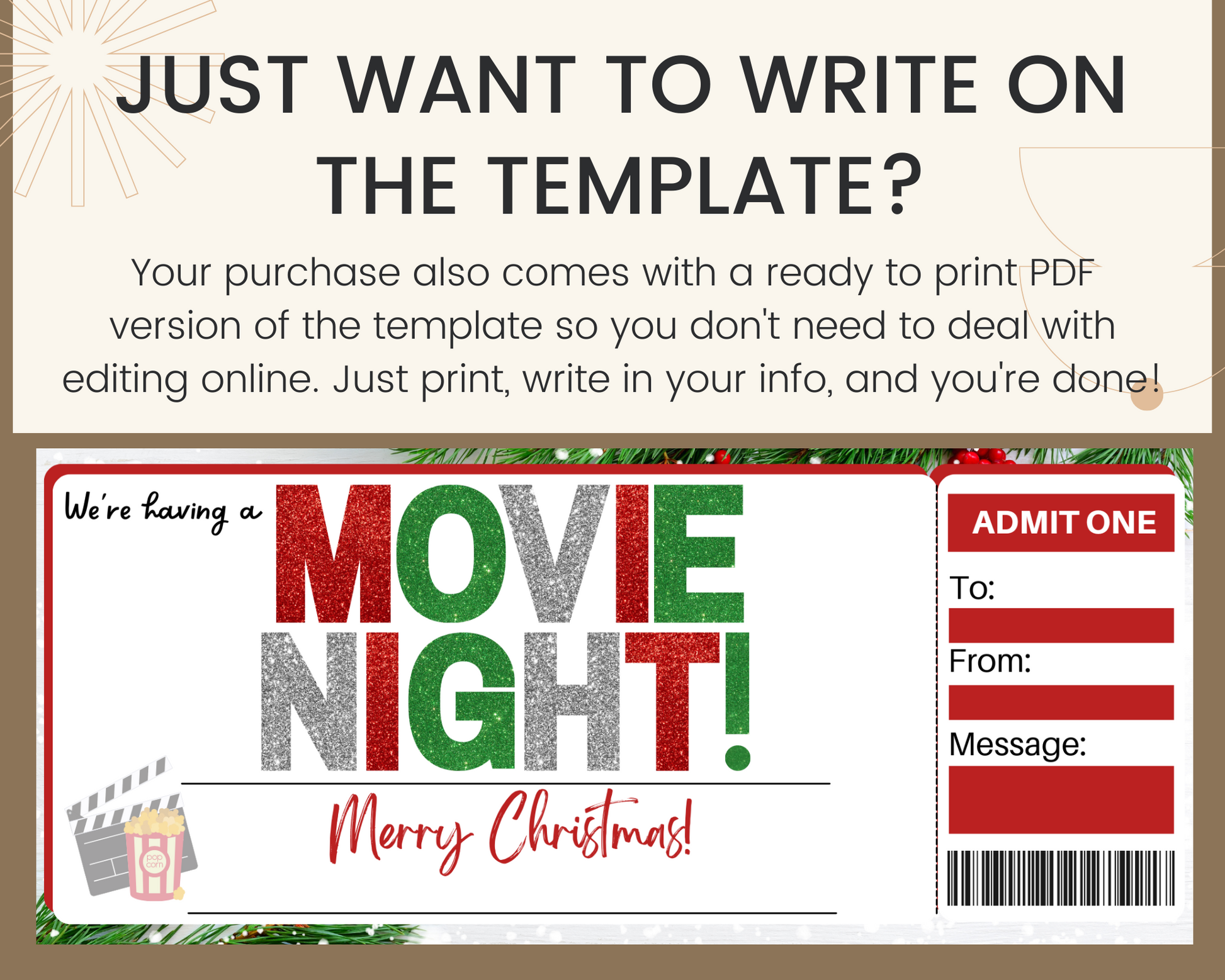 christmas-movie-night-gift-ticket-template-printed-smile-shop for Free Printable Christmas Movie Ticket Christmas Movie Night Gift Ticket Template – Printed Smile Shop for Free Printable Christmas Movie Ticket