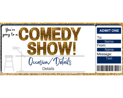 Comedy Show Gift Ticket