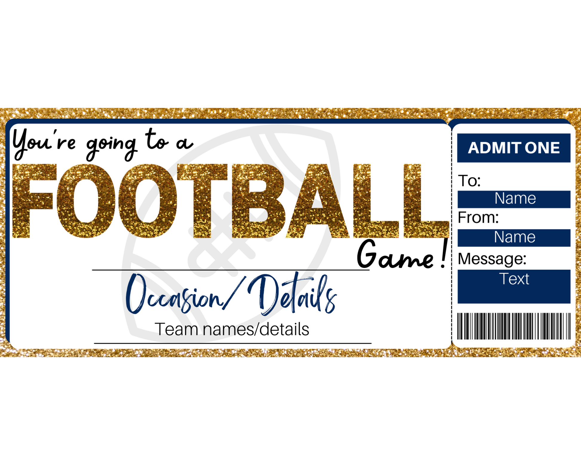 Printable Football Game Ticket Template Printed Smile Shop Printable Football Game Ticket Template Printed Smile Shop