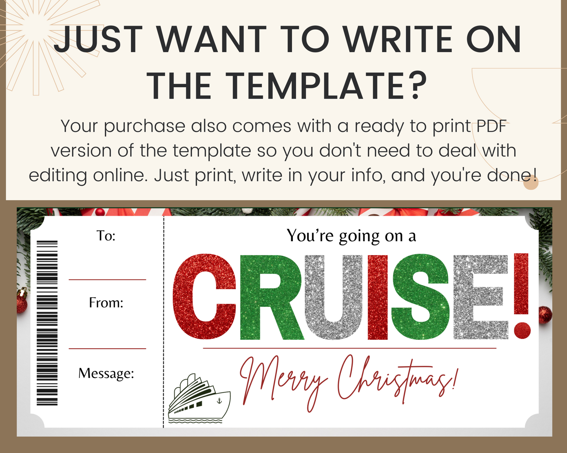 Christmas Cruise Gift Certificate Template – Printed Smile Shop christmas-cruise-gift-certificate-template-printed-smile-shop