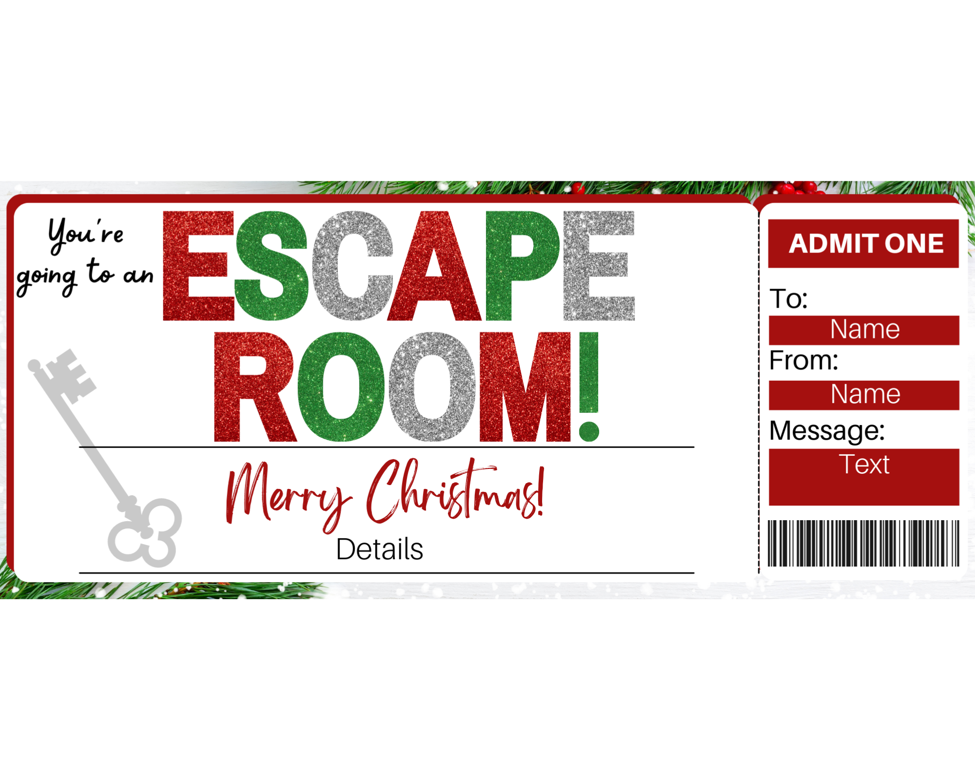 Gift Certificate – Tick Tock Escape Room