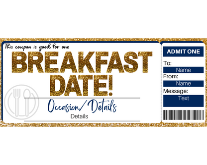 Breakfast Date Gift Ticket