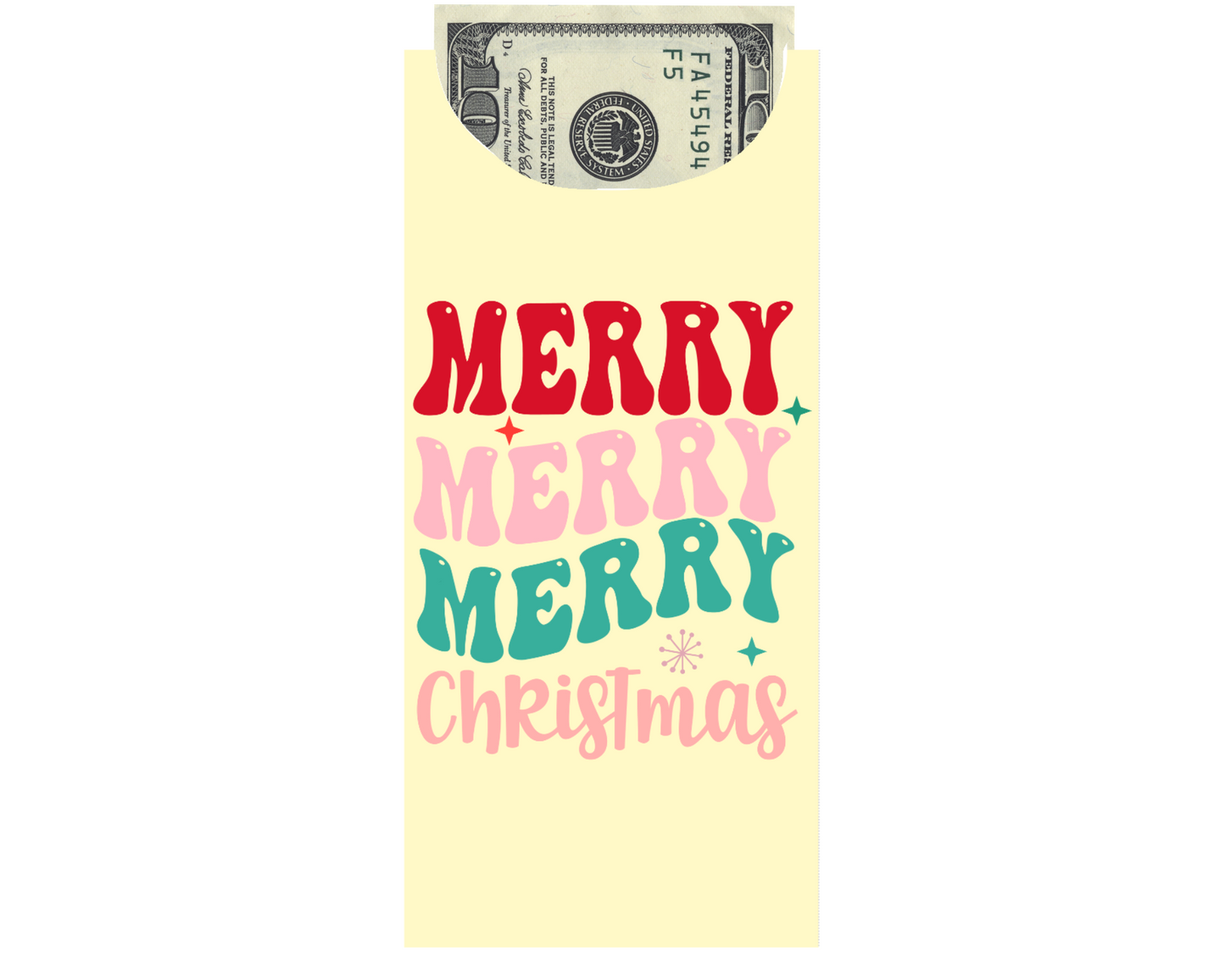 Printable Christmas Money Envelope