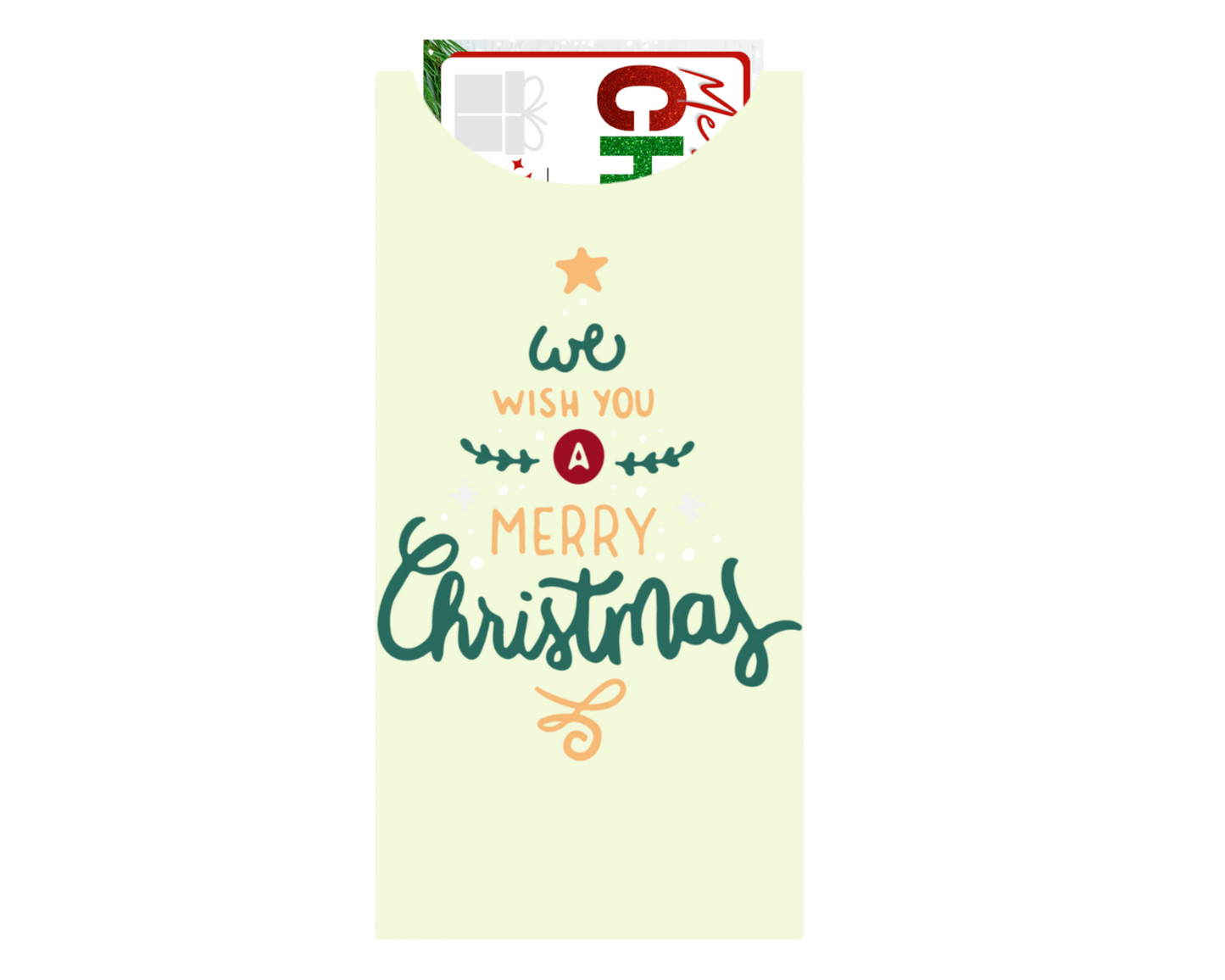 Christmas Gift Certificate Envelope