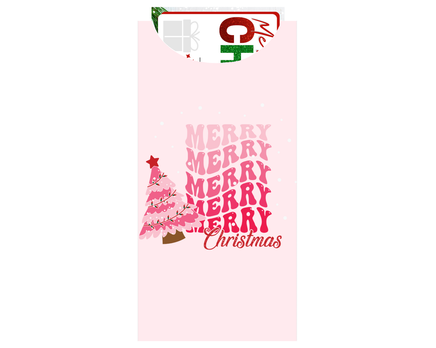 Merry Christmas Gift Ticket Envelope