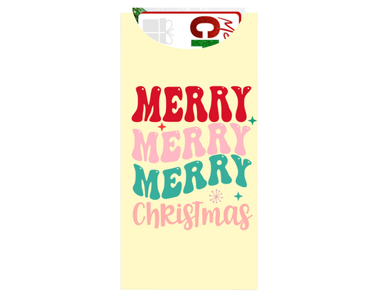 Printable Christmas Gift Ticket Envelope